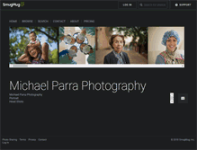 Tablet Screenshot of michaelparraphotography.com